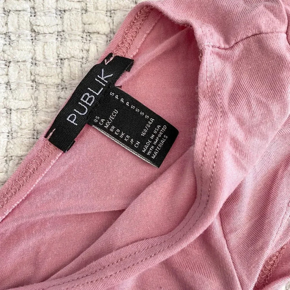 𝅺PINK Publik Crop Top Size Small - Picture 3 of 4